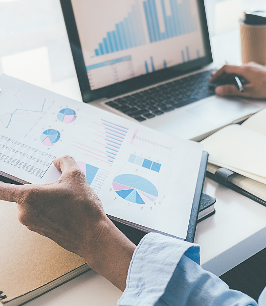 Chartered Certified Property Accountants in Scotland - LJY Accountants reviewing landlord financial reports